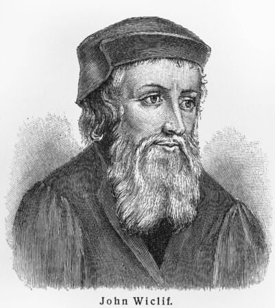 1324-1384; ジョン ・ ウィクリフ、英語聖書翻訳および改革者の